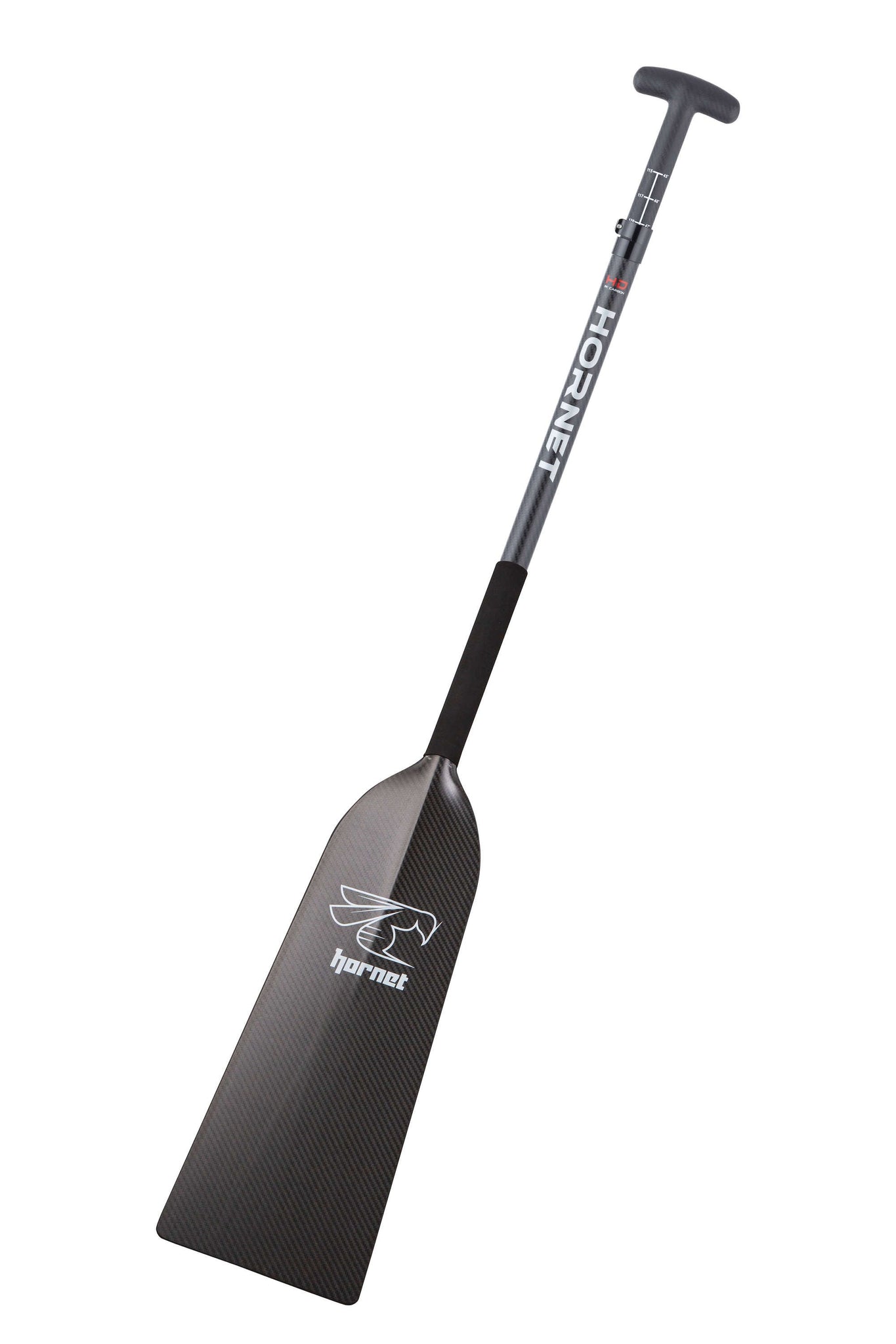 CLEARANCE- Factory Seconds: Black Glossy X0 Sting+ Adjustable Dragon Boat Paddle