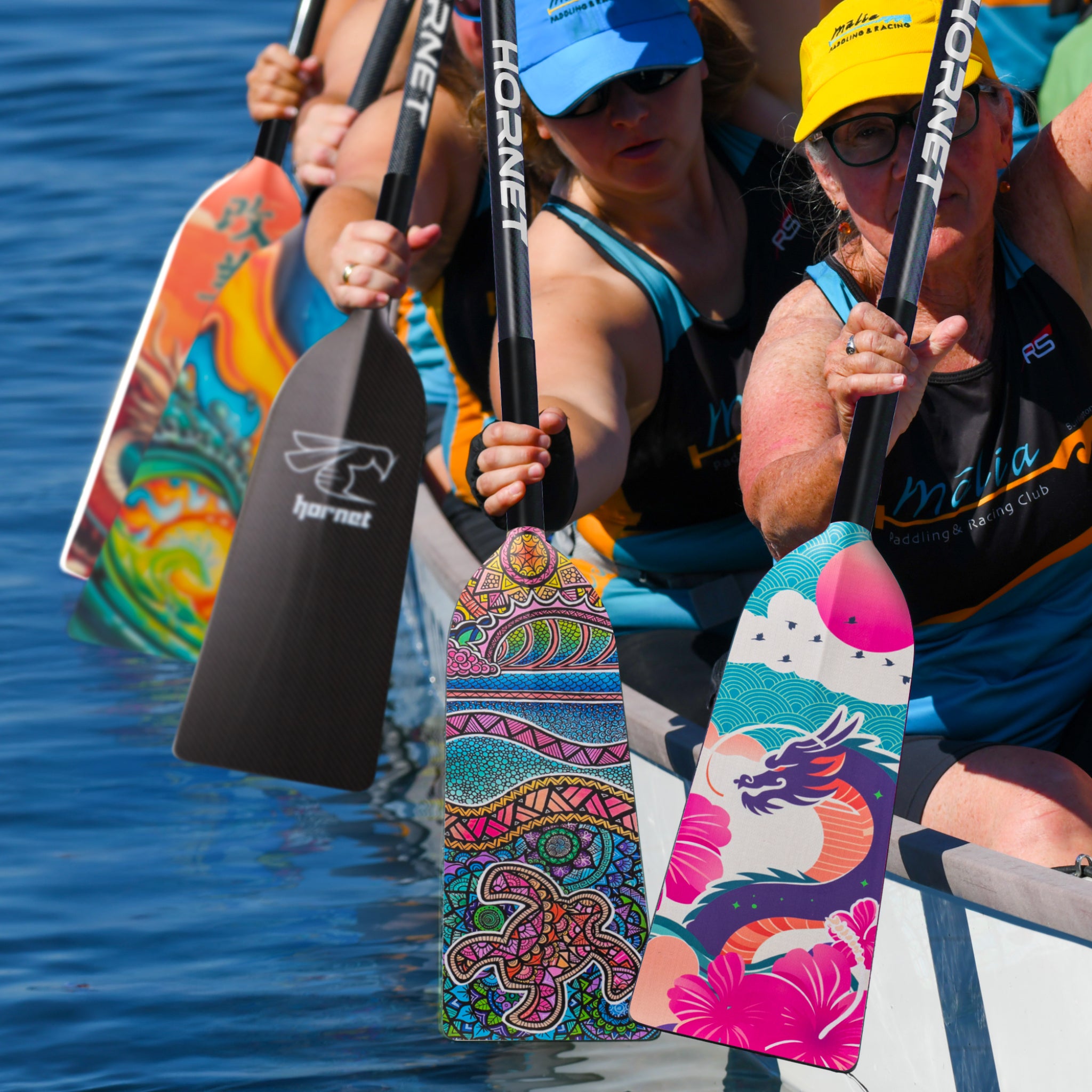 Pink Crush X34 Sting+ Adjustable Dragon Boat Paddle