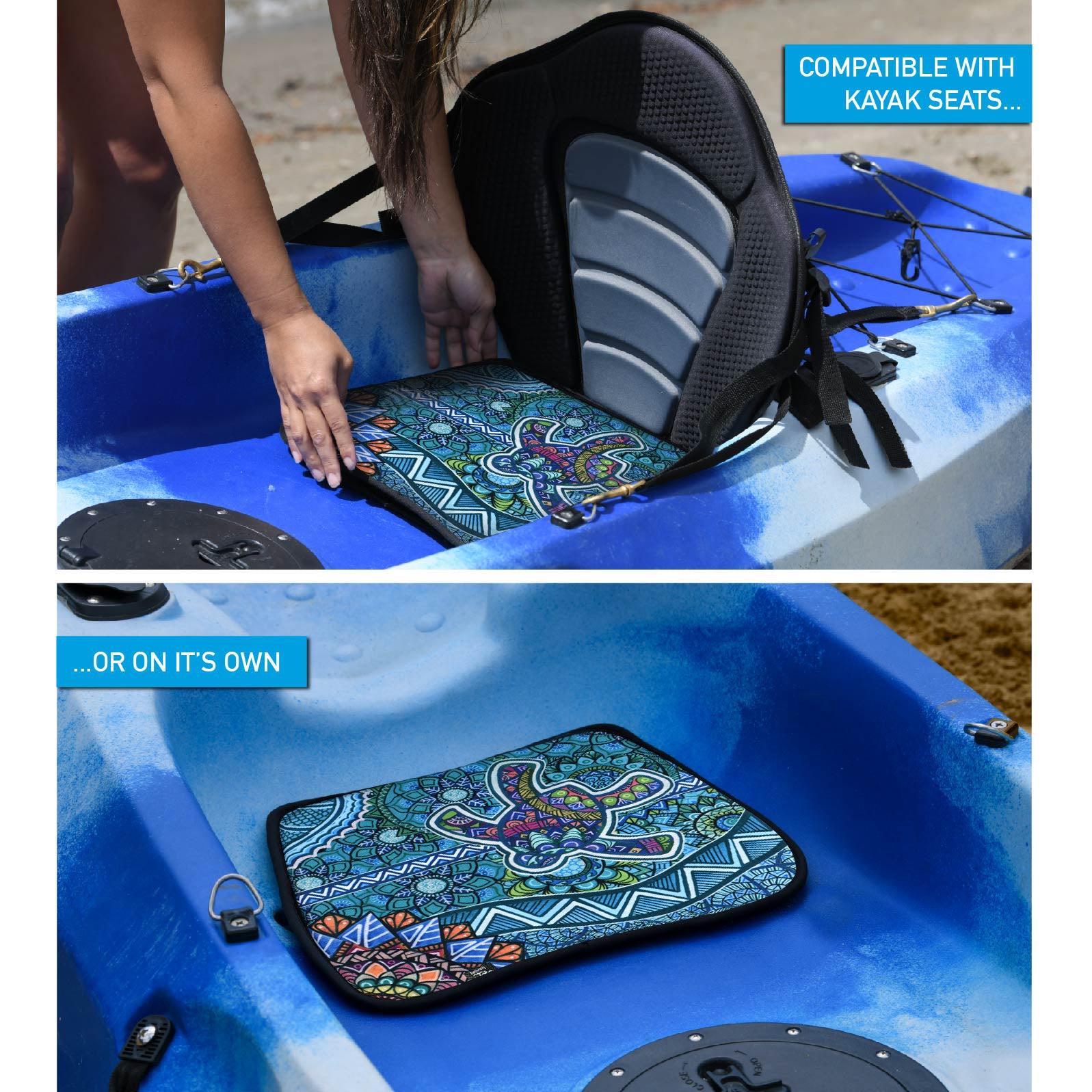 thumbnail image 2 of Kayak Canoe Dinghy Fishing Boat Soft Seat Cushion ... – Grandado 2 of 11