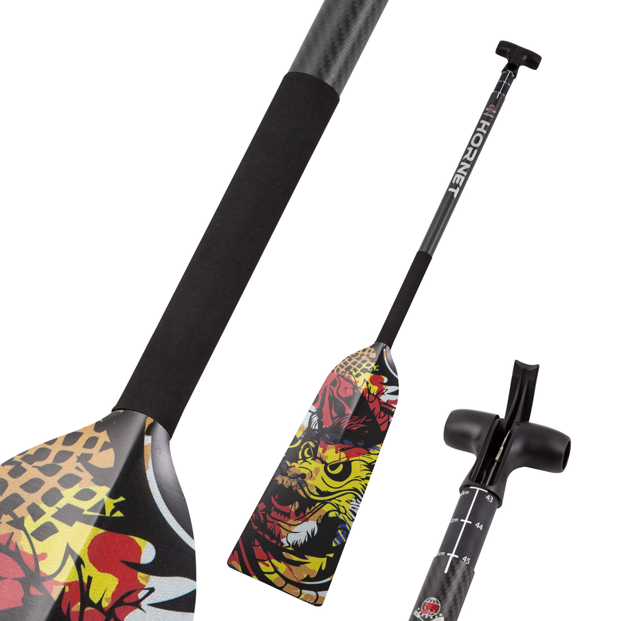 CLEARANCE- Factory Seconds: Dragon Master X22 Sting+ Adjustable Dragon Boat Paddle