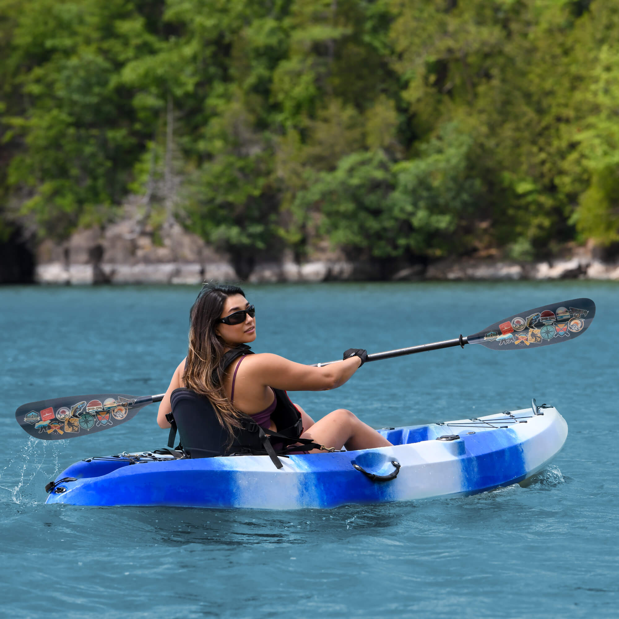 Sticker Adventure Kayak Paddle