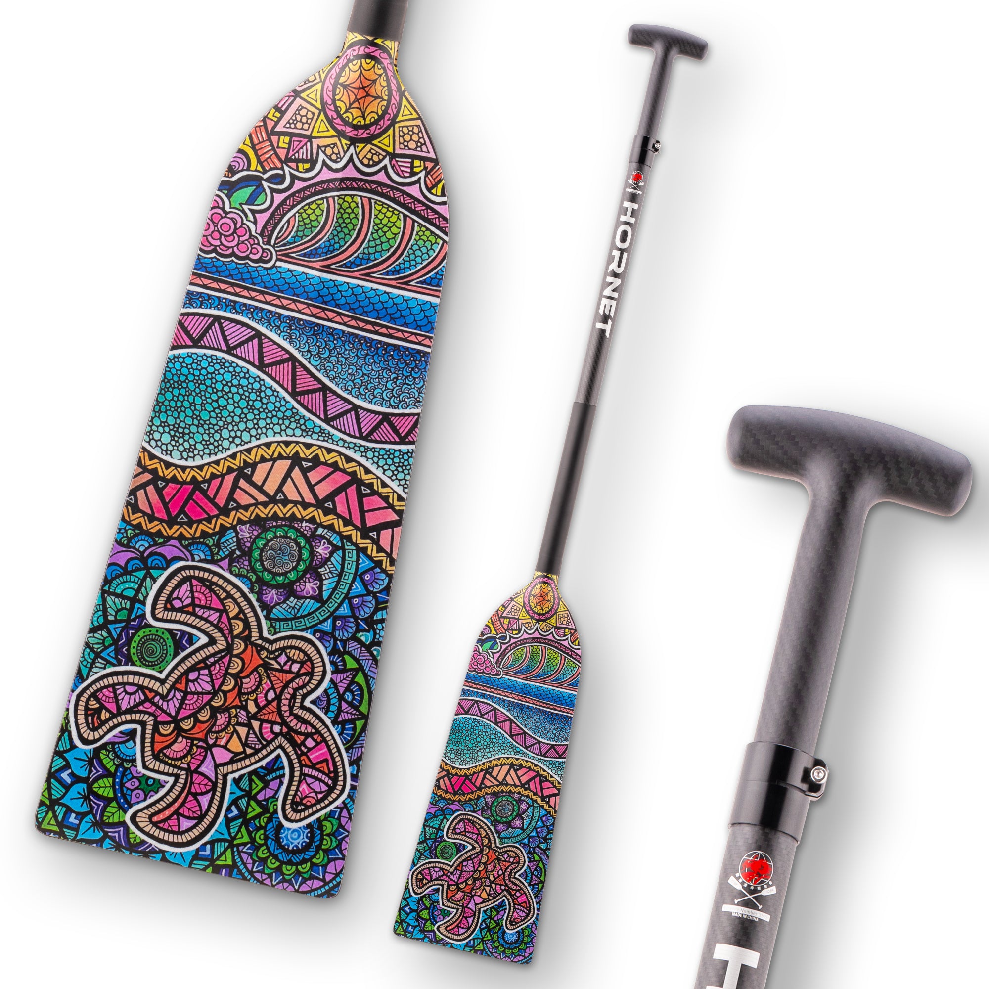 Pink Crush X34 Sting+ Adjustable Dragon Boat Paddle