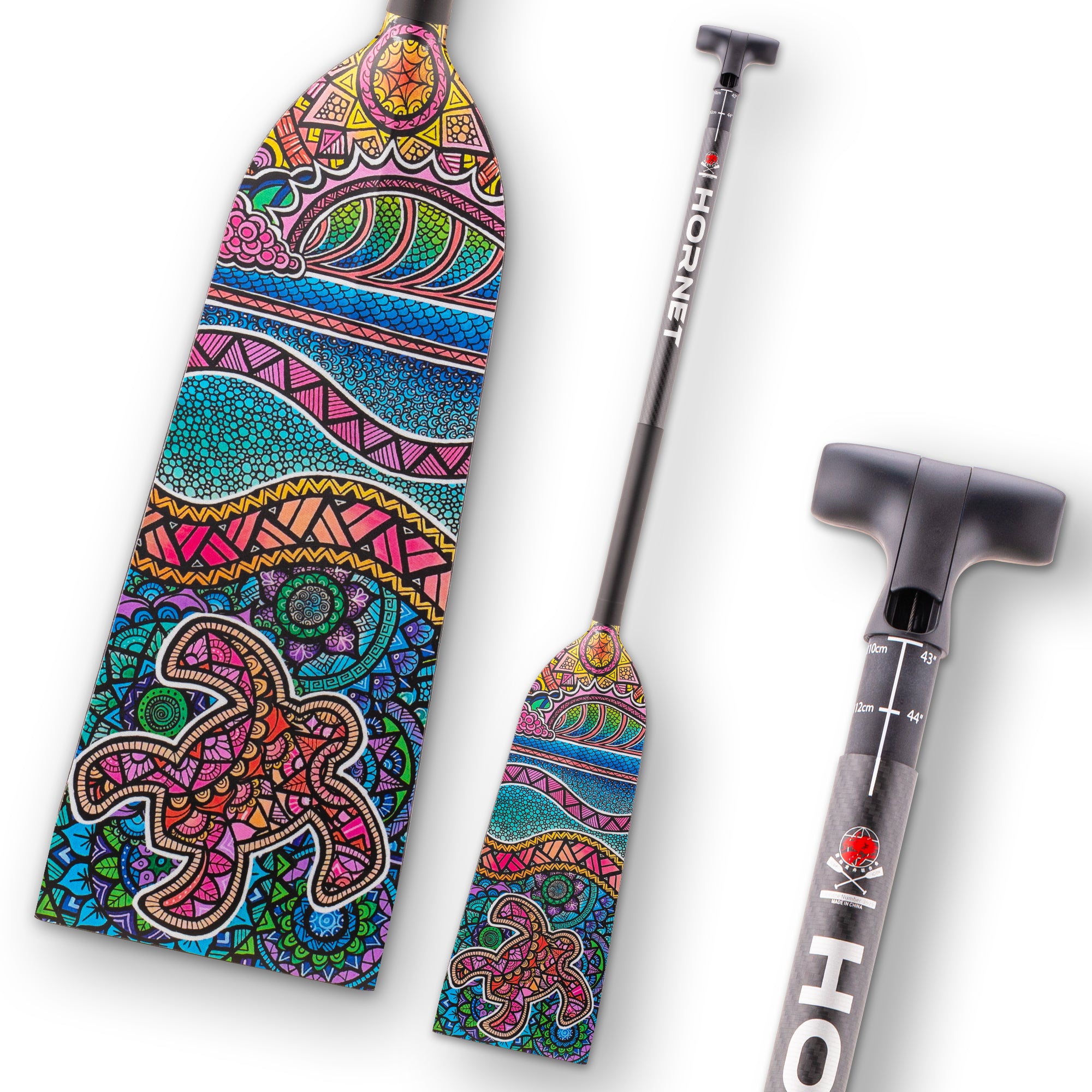 Pink Crush X34 Sting+ Adjustable Dragon Boat Paddle