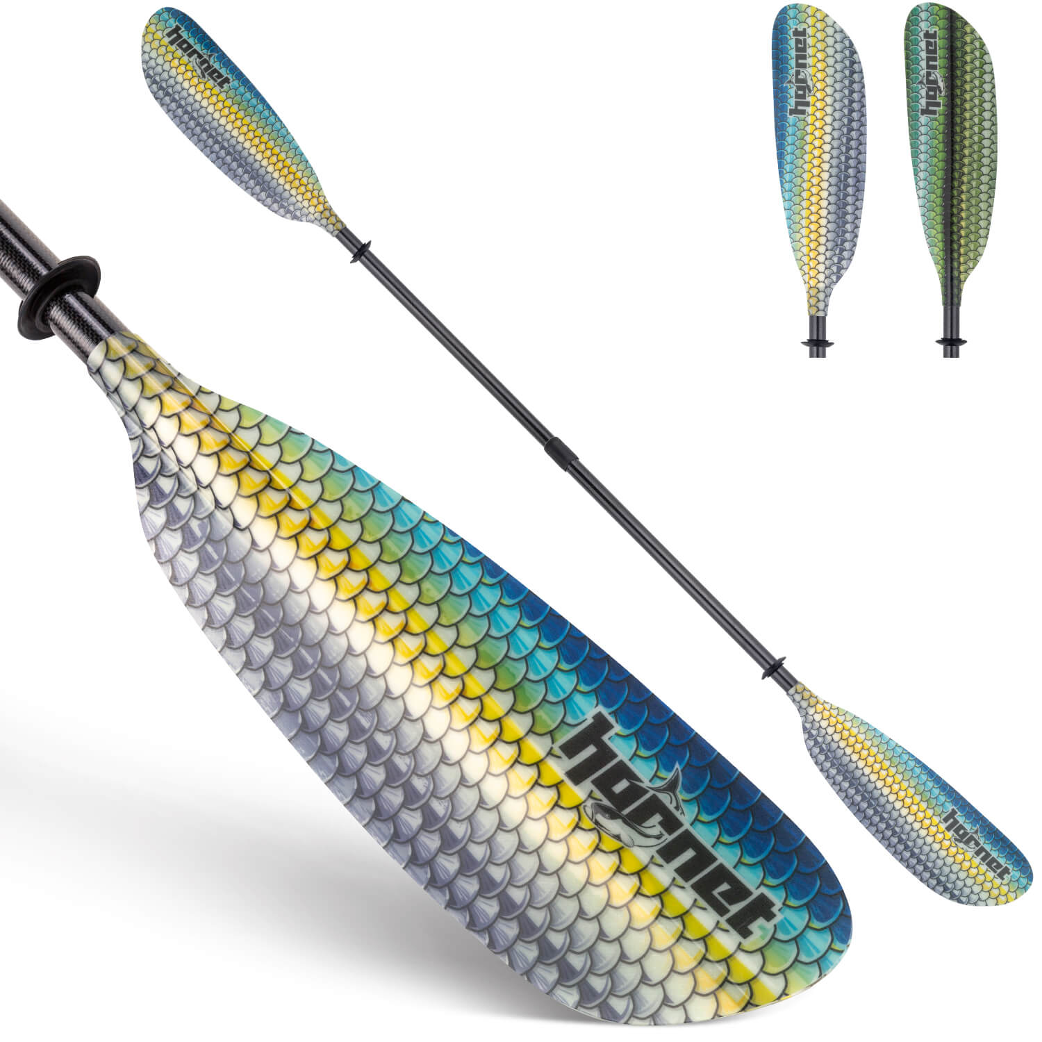 Hornet Kayak Paddle - Blue Scales