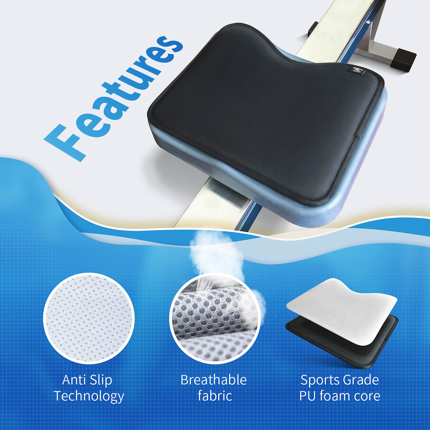 Cussion Rowing Rowing Machine Seat Cushion | Hornet – Hornet Watersports