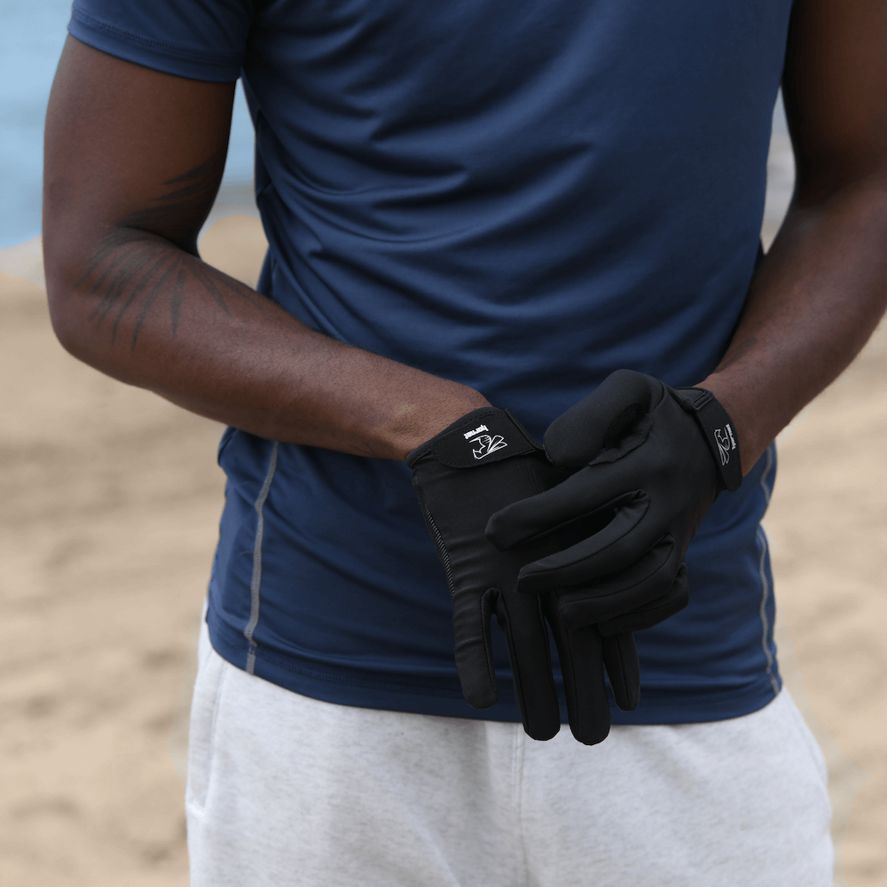 Unisex Full Finger Paddling Gloves- Black – Hornet Watersports