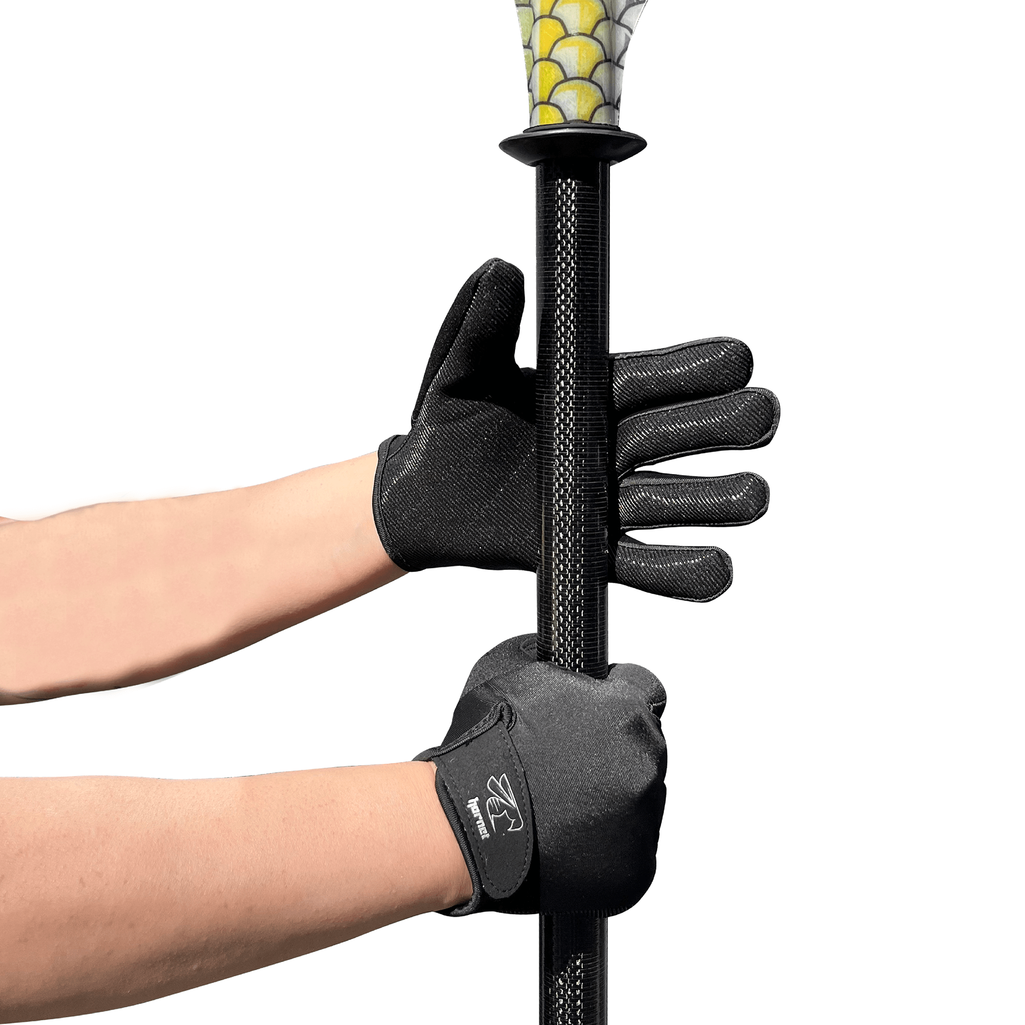 Unisex Full Finger Paddling Gloves- Black